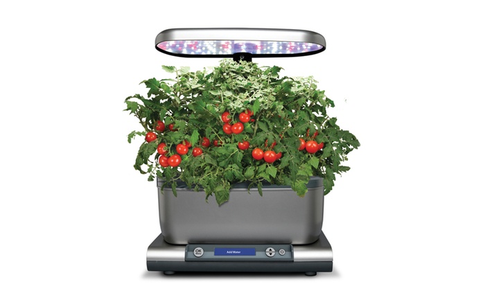 Miracle-Gro AeroGarden Harvest Plus LED Hydroponic Growing System | Groupon