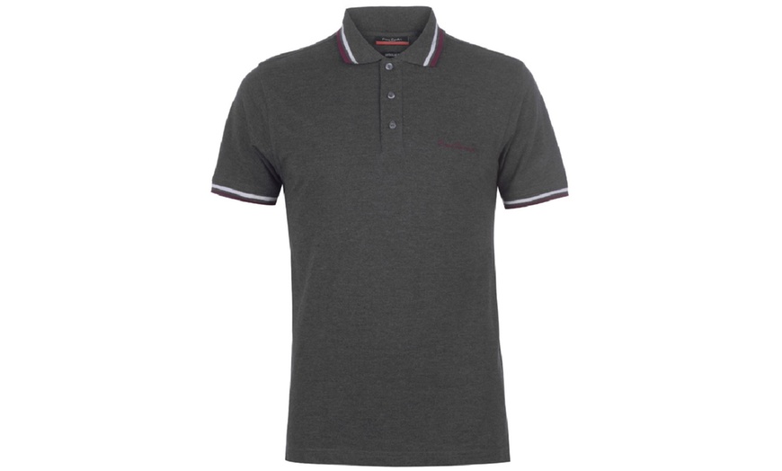 Image 4: Pierre Cardin Men’s Tipped Polo Shirt