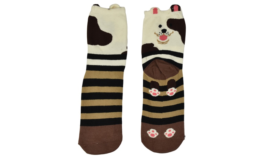 Image 2: Women's Funny Dog-Themed Socks