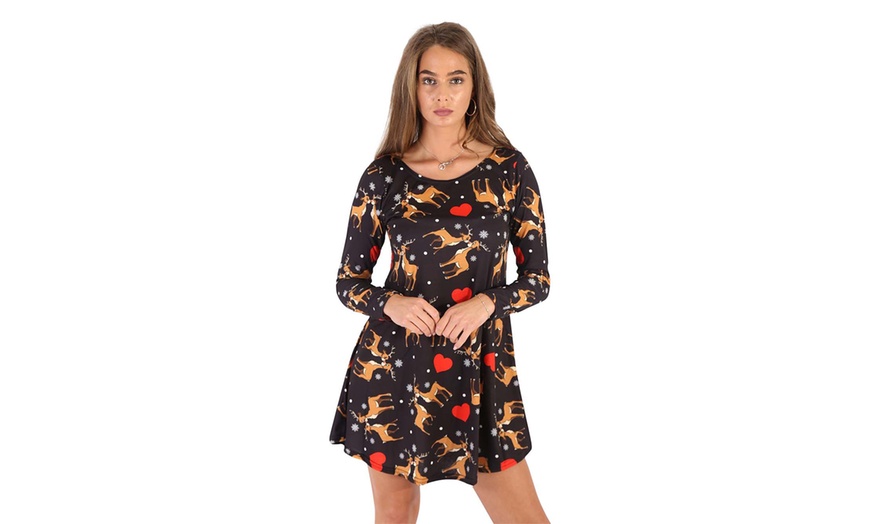 Image 18: Christmas Swing Dress