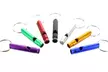 Small Safety Whistle 4" Keychains in Assorted Colors (4-Pack) - Image 2
