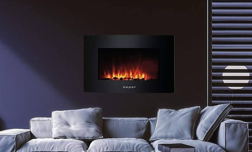 Image 4: Beper imitatiehaard met led-licht