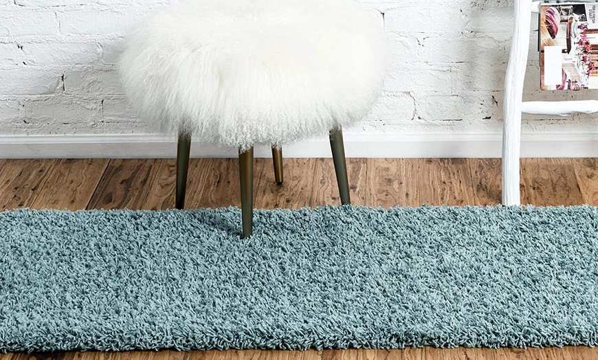 Image 11: Thick Pile Soft Shaggy Area Rug