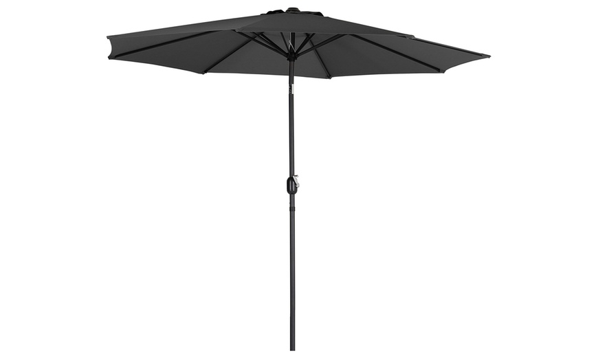 Image 21: 3M Rotating Parasol with UV Protection; Adjustable and Stylish Design
