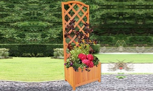 Lattice Wooden Garden Planter