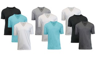 V-Neck Undershirts 100% Egyptian Cotton (6-Pack)