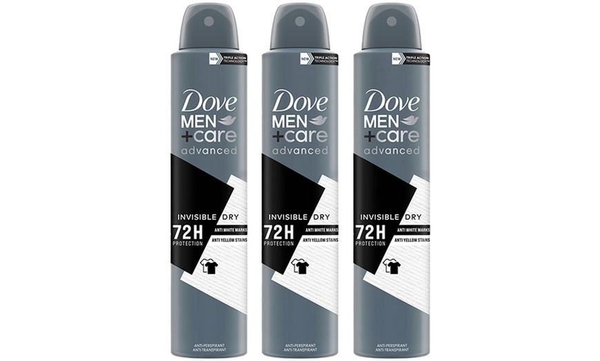 Image 2: 3, 6 or 12 Dove Anti-Perspirant Men+Care Advanced Deodorants 200ml