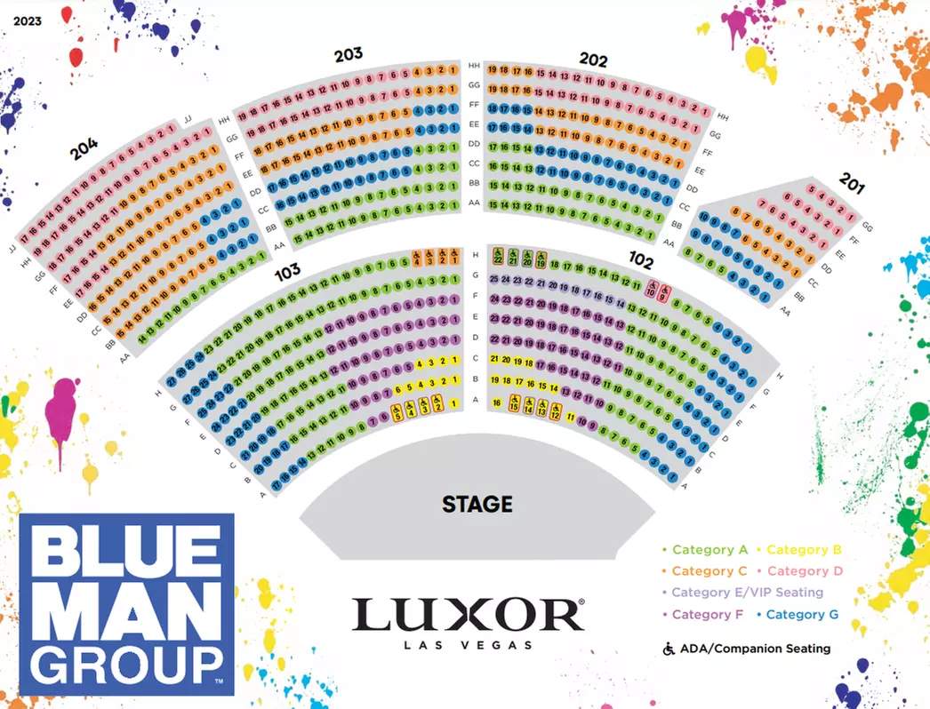 Blue Man Group (Through December 30, 2023) - Second Medium