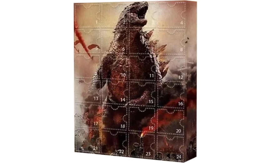 Image 6: Calendario dell'avvento con 24 godzilla