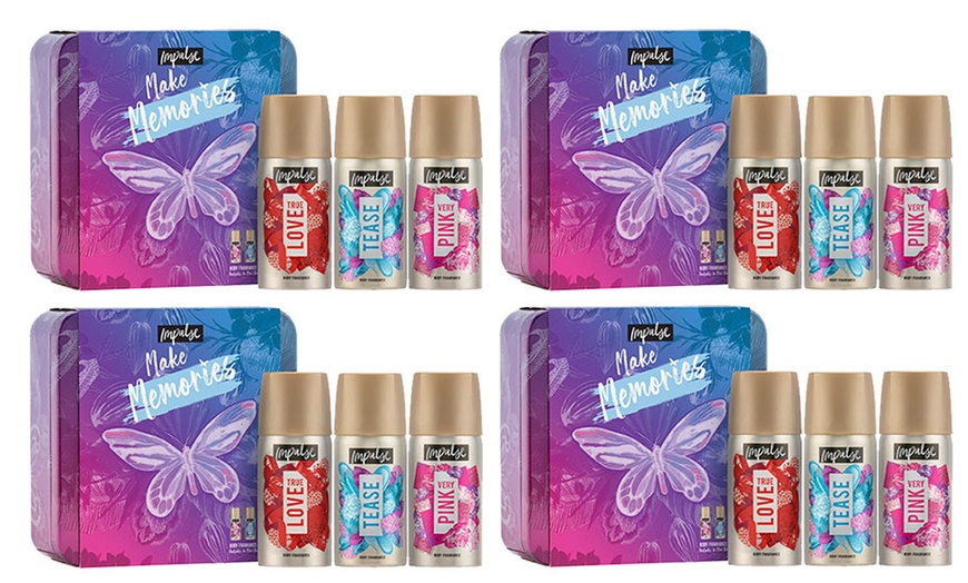 Image 5: Up to Four Impulse Gift Sets with Three 35ml Body Sprays Each