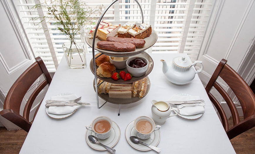 Image 1: Afternoon Tea with Optional Bubbly for Two or Four at The Royal Hotel