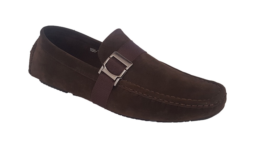 Image 4: Men's Slip-On Moccasins 