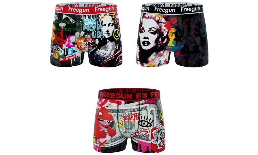 Image 12: Lot de 3, 4 ou 5 boxers Freegun