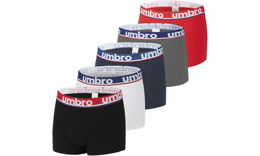 Image 6: Pack di 5 boxer uomo in cotone Umbro