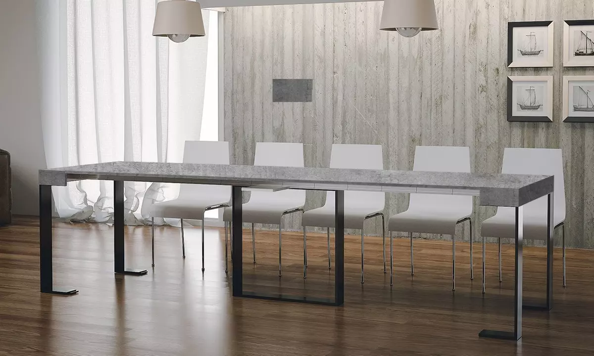 Ausziehbarer Konsolentisch „Futura"