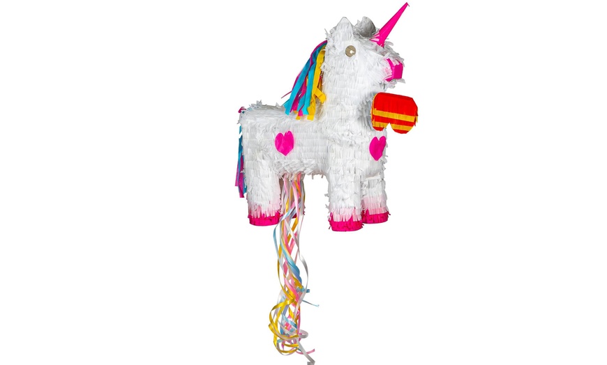 Image 8: Colourful Pinata with Pull String