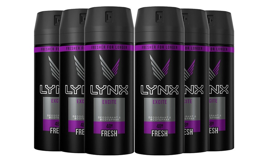 Image 15: Six-Pack of Lynx 150ml or 200ml Deodorant Body Sprays