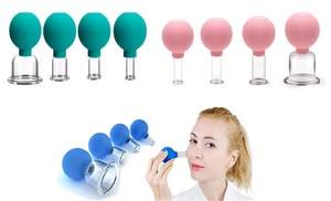 Four-Piece Facial and Body Cupping Therapy Set