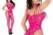 1x oder 2x Spitzen-Bodystocking mit Blumen-Muster in der Farbe nach Wahl - Second Medium
