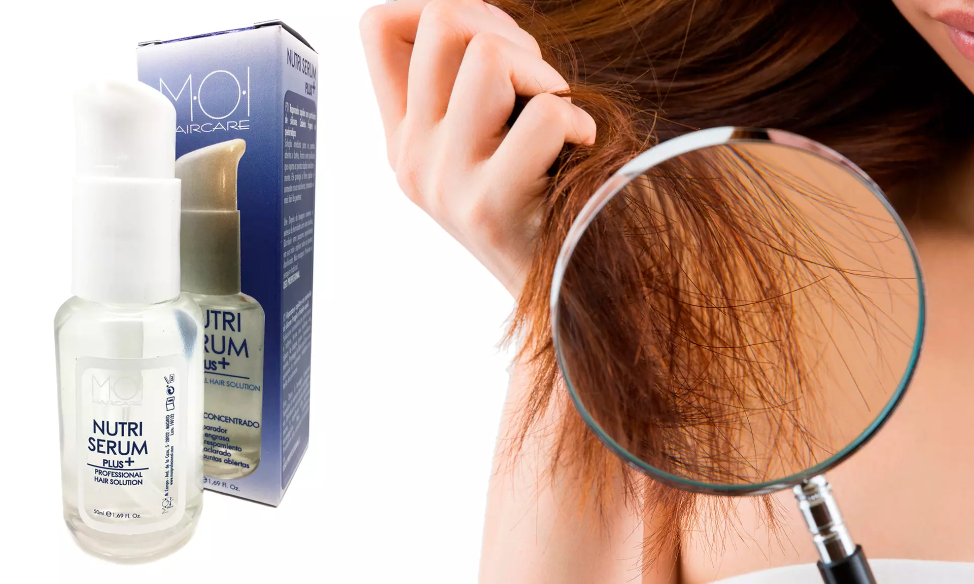 1 ou 2 traitements capillaires 50 ml "Nutri Serum Plus" sans parabens - Primary Image