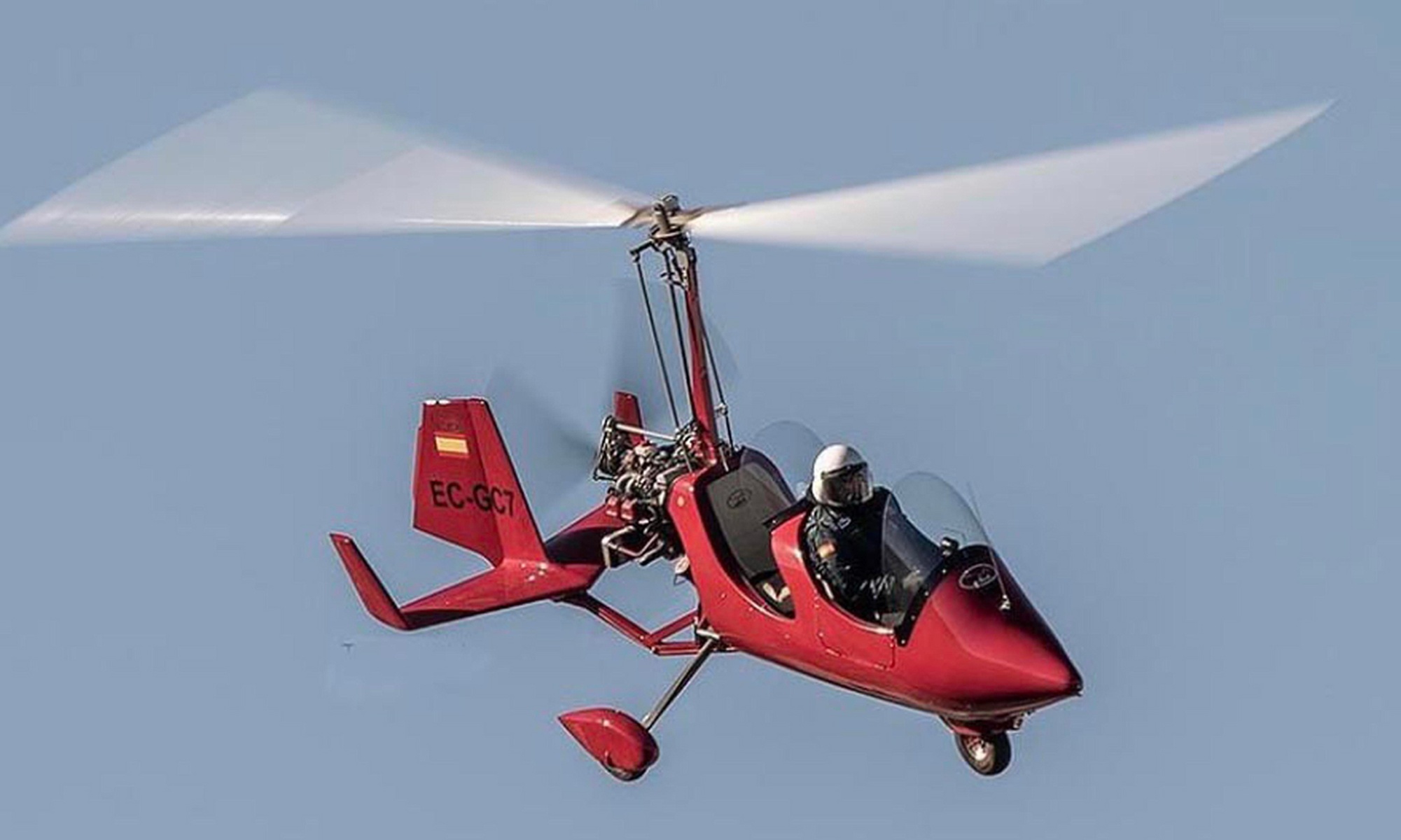 Bautismo de vuelo en autogiro de 15 o 30 minutos para 1 o 2 personas