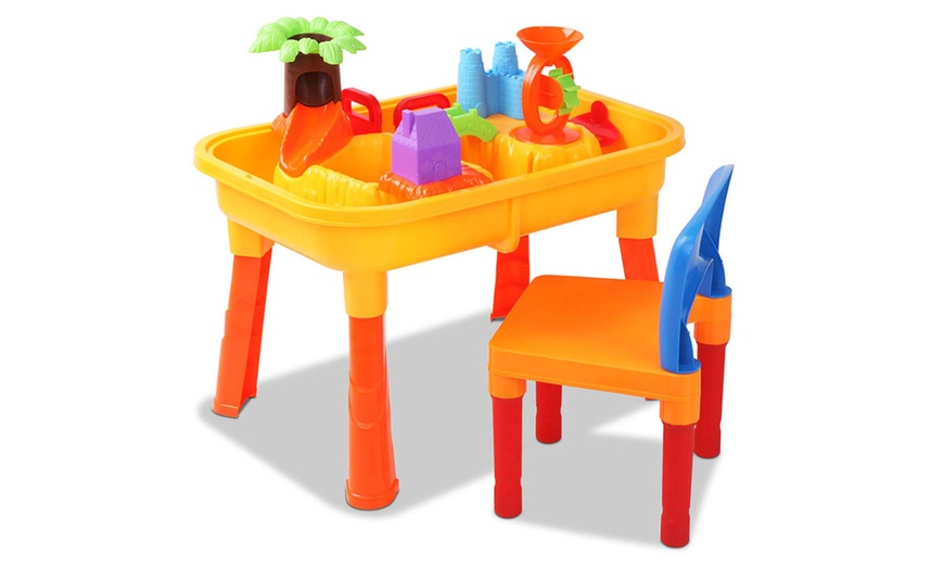 Image 2: Kids' Sand Pit Play Set