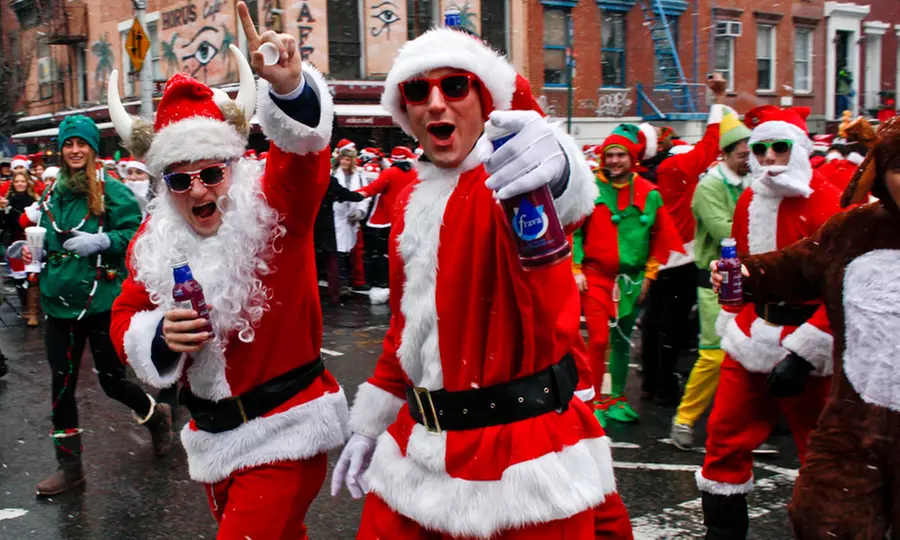 Bad Santa Bar Crawl at Crawl With Us (Up to 51% Off). Three Options Available. - Primary Image