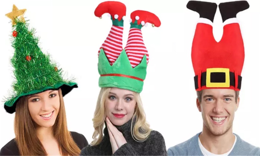 Image 1: Funny Christmas Hat