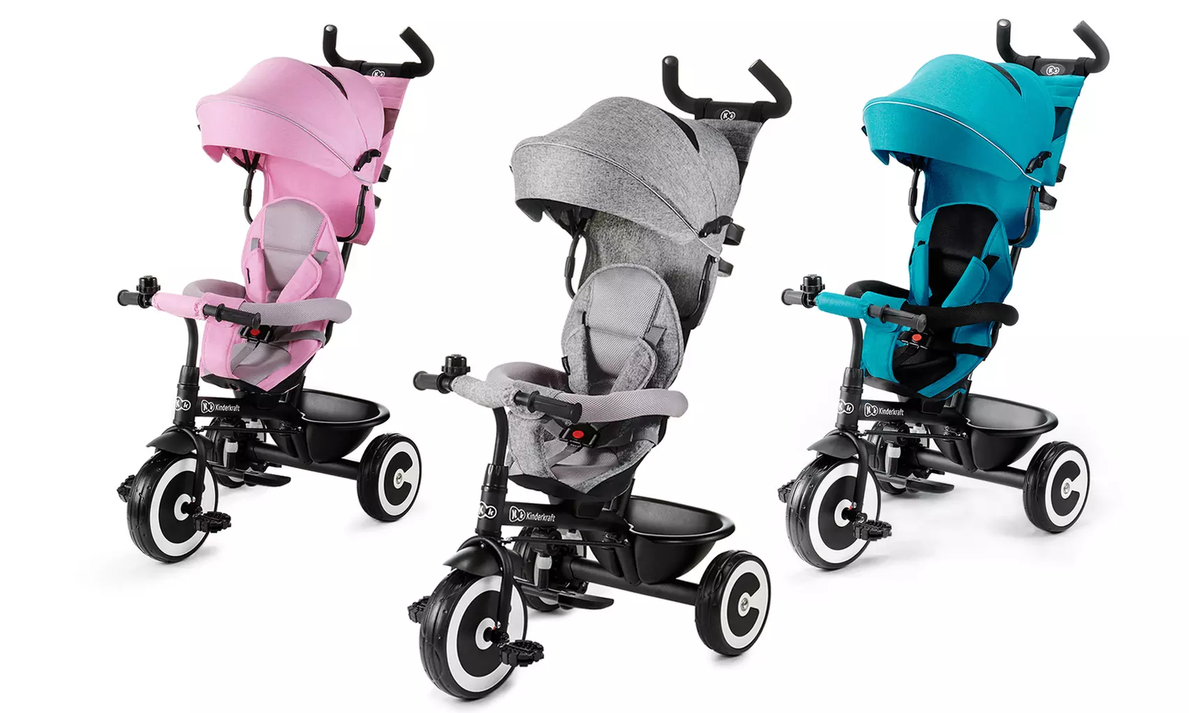 Poussette Tricycle évolutif 2 en 1 Aston Kinderkraft - Primary Image