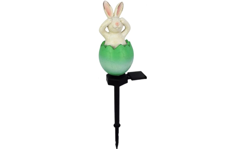 Image 5: One, Two or Three Rabbit-Shaped Sculpture Solar Garden Lights