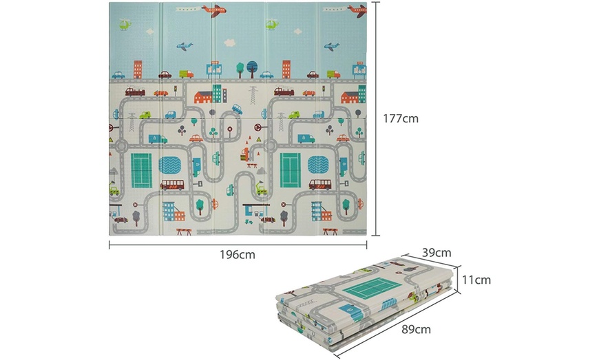 Image 8: Faltbarer Spiel-Teppich für Kinder