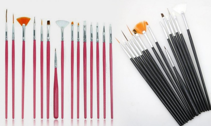 15-Piece Nail Art Design Brush Set
