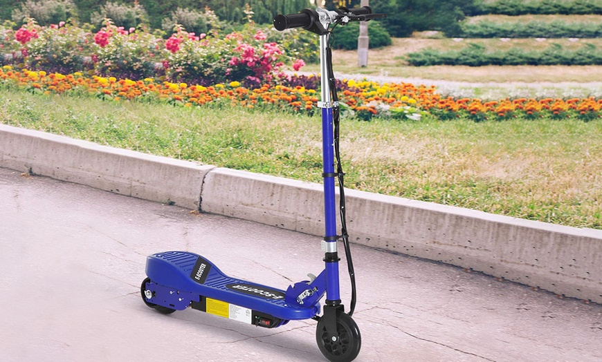 Image 19: Homcom Kid's Folding E-Scooter