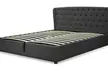 Lit coffre ''Sherwood'' en tissu, avec grand espace de rangement, matelas en option, Sampur, livraison offerte - Image 4