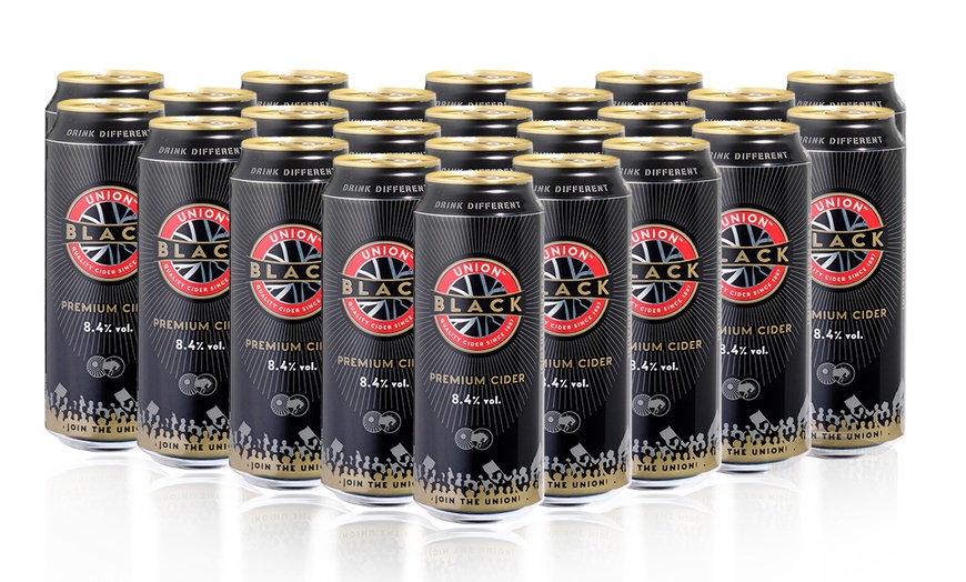 Image 1: 24-Pack of Union Black Cider