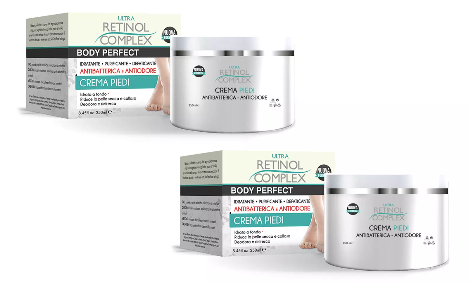 1 o 2 creme per il corpo Retinol Complex