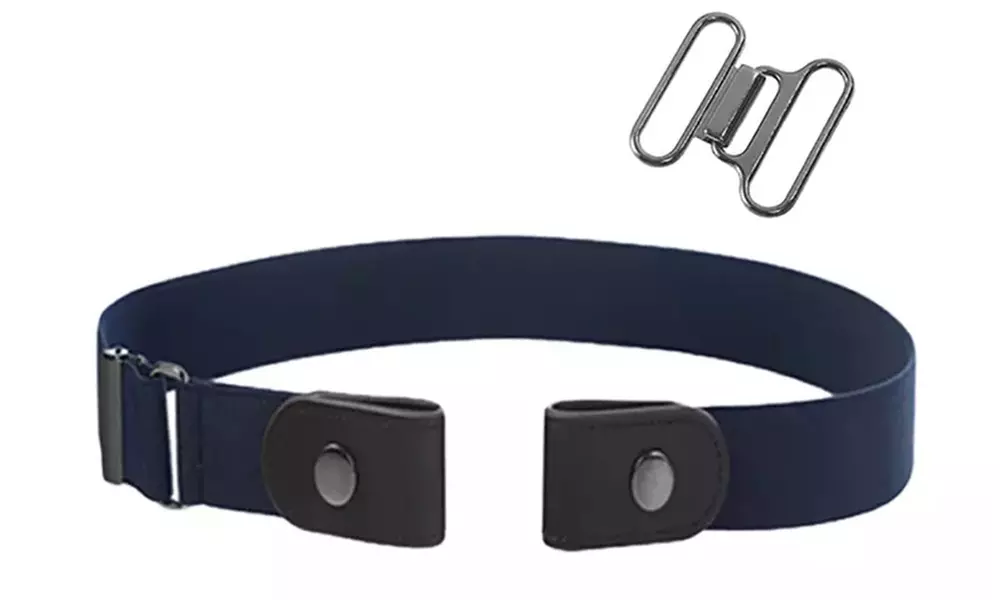 1x oder 2x schnallenloser, elastischer Gürtel