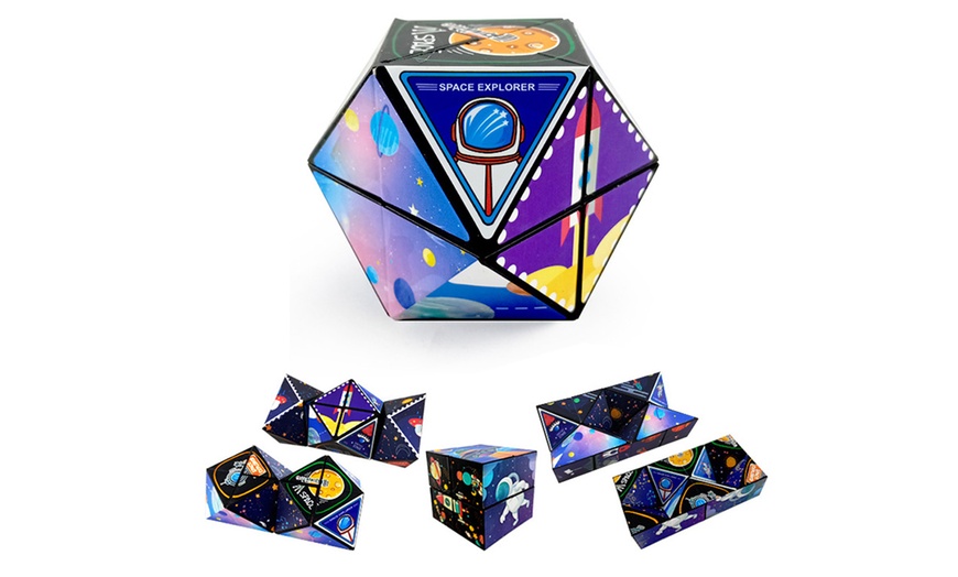 Image 2: Two Pieces Infinity Stress Relief Puzzle Cube