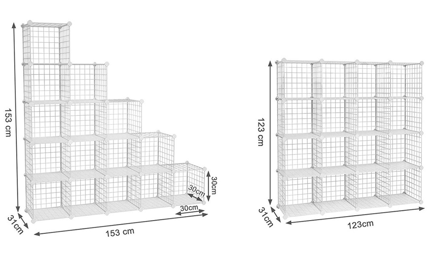 Image 11: Gitter-Steckregal