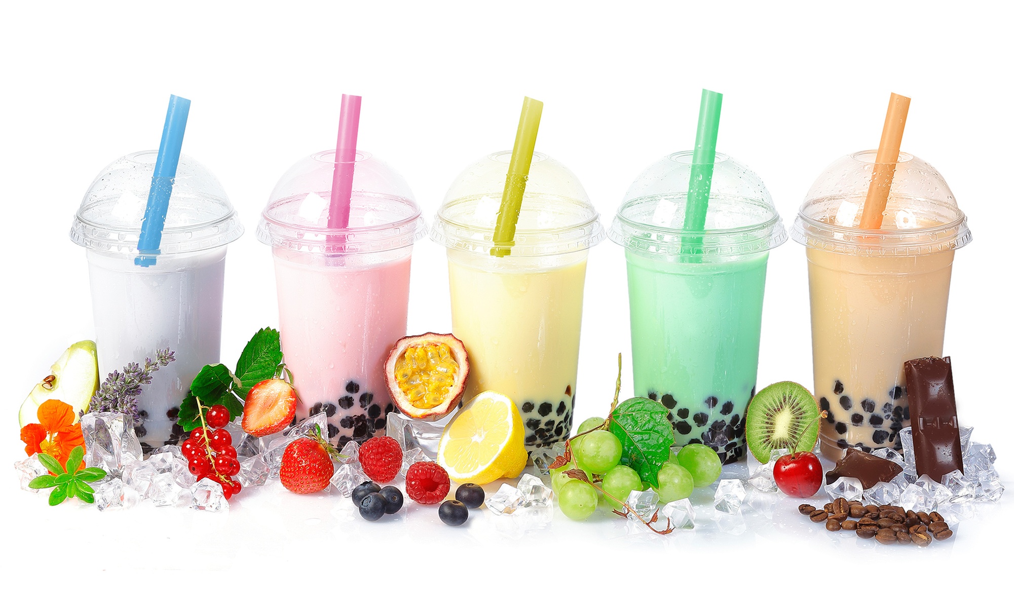 Enjoy a Large Milk Tea or Boba and Food Item Combo today