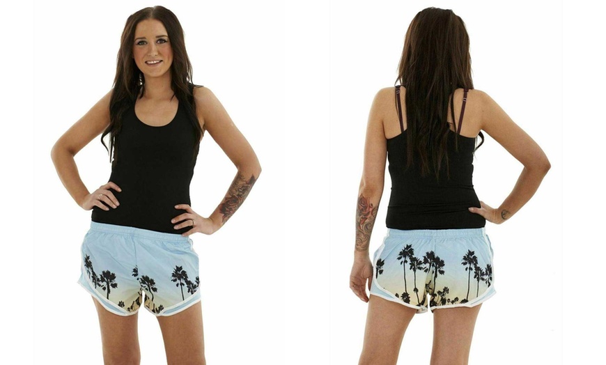 Image 2: Women's Hawaiian Shorts Two-Pack