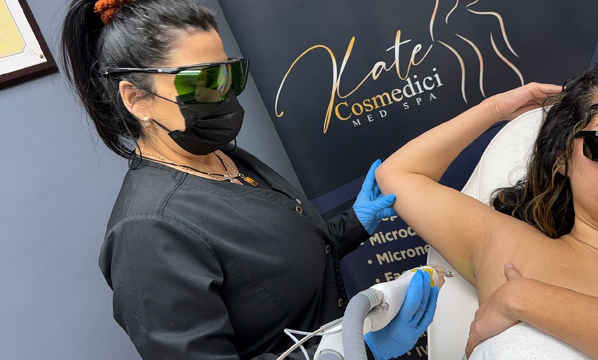 Image 1: Six Laser Hair-Removal Sessions in One Small, Medium, or Large Area 