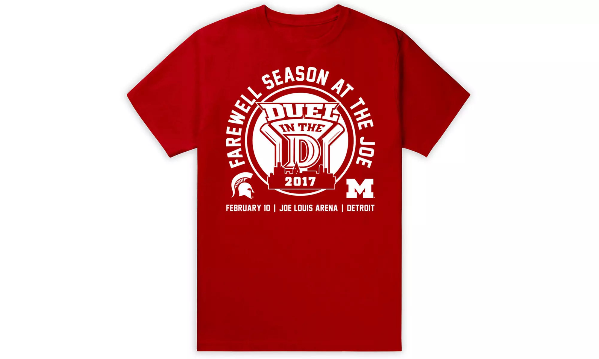 Duel in the D: Michigan vs. Michigan State College Hockey Game, Plus a T-Shirt on Friday, February 10, at 7:30 p.m. - Second Medium
