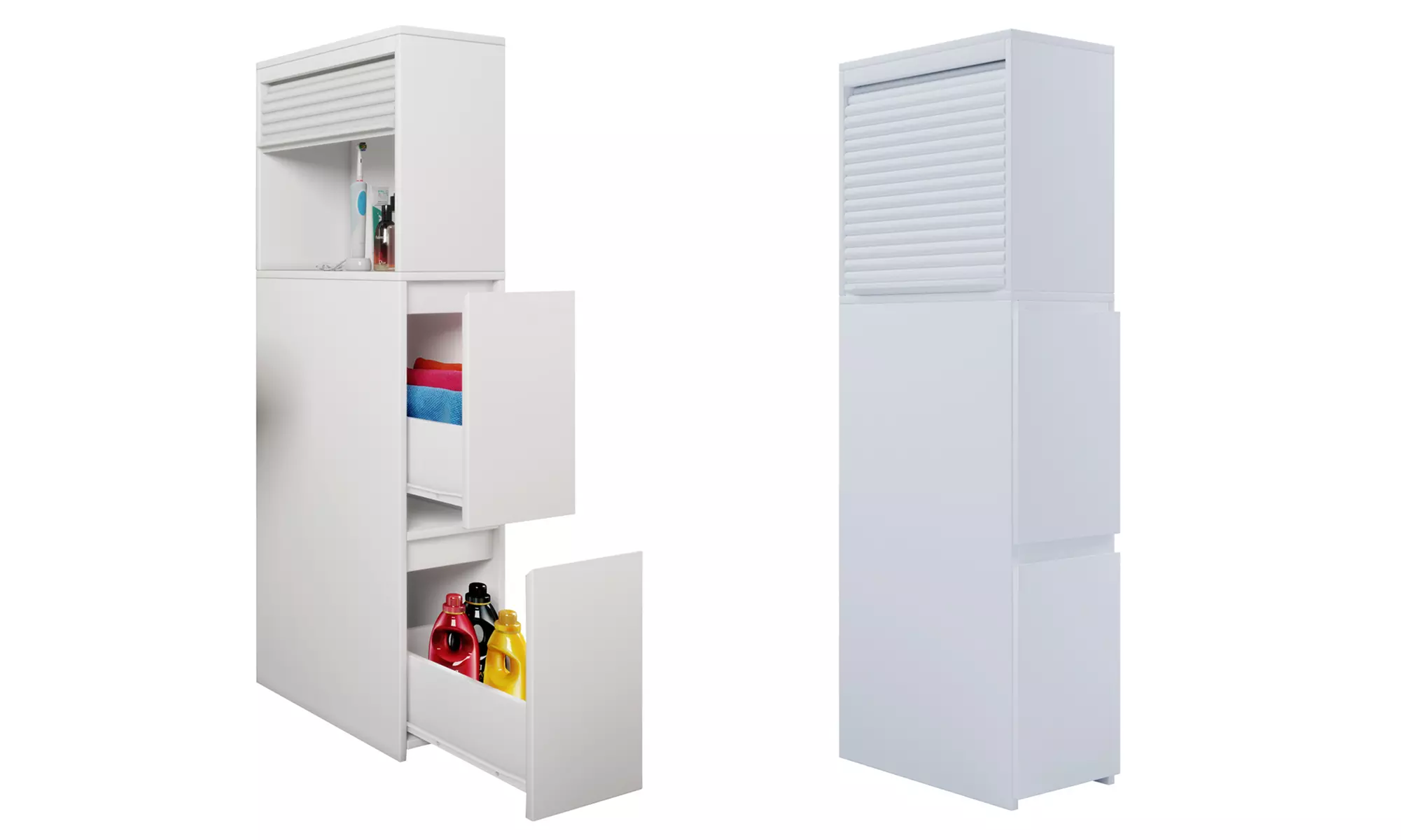 Meuble de rangement salle de bain Tasalo - Second Medium