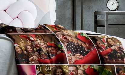 Up to 86% Custom Standard Photo Blankets from CanvasOnSale