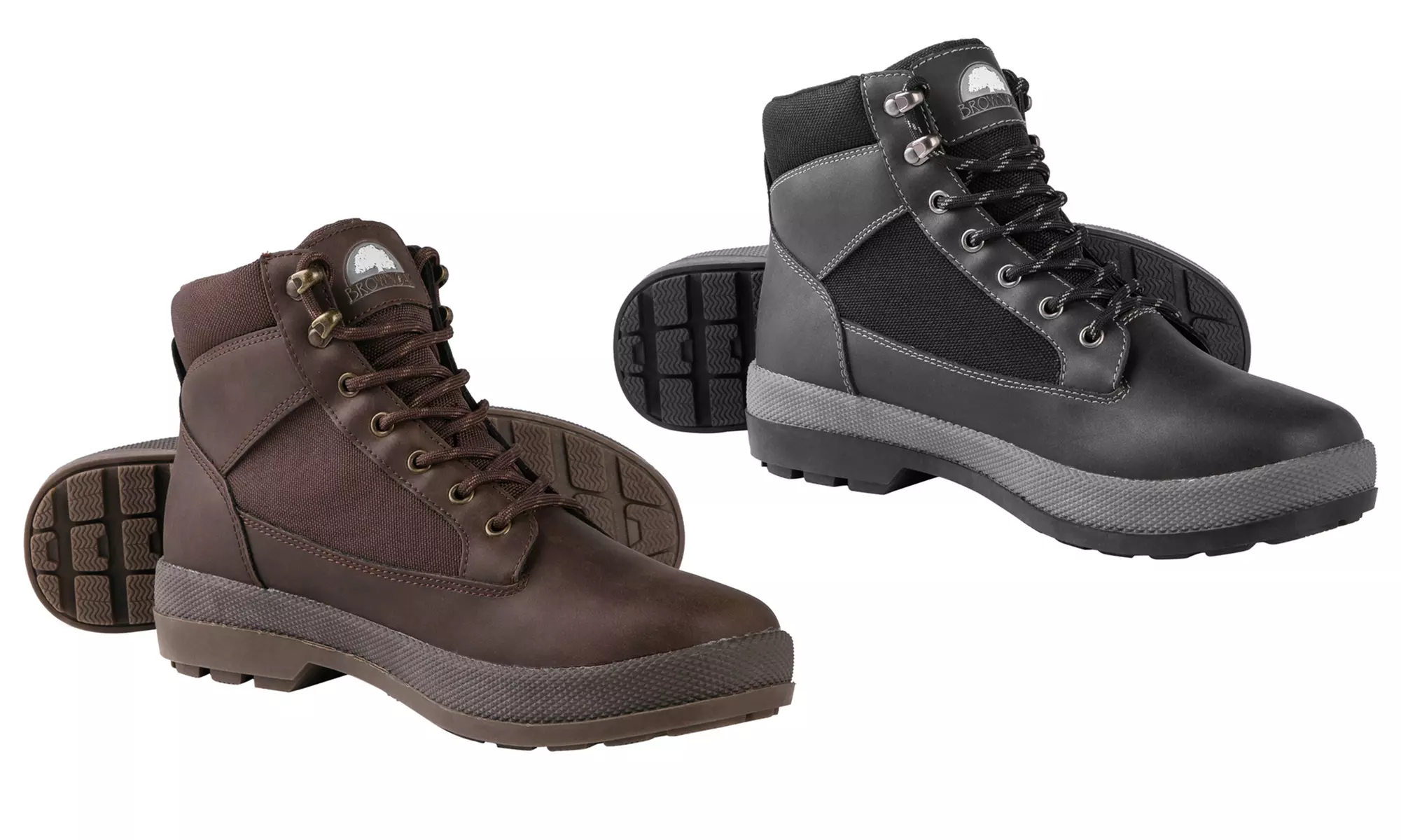 Brown Oak Men's Waterproof All Weather Hiking Boots - Primary Image