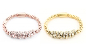 Up to Two Cara Row Bracelets Made with Crystals from Swarovski® 