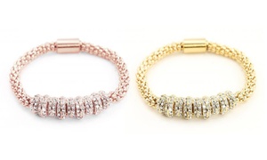  Up to Two Cara Row Bracelets Made with Crystals from Swarovski® 