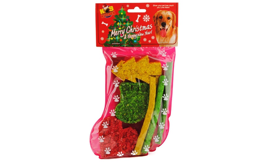 Image 1: Christmas-Themed Dog Treats