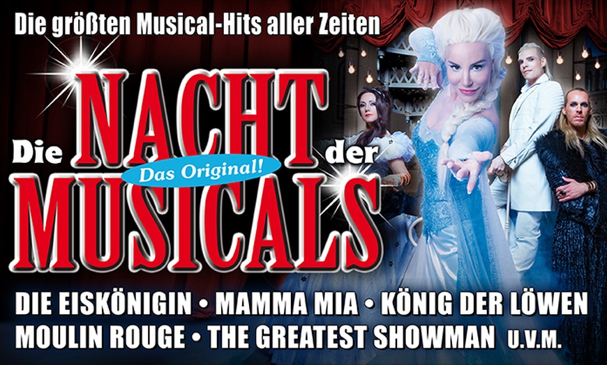 Image 1: Die Nacht der Musicals: 2 Tickets vom 12.02. - 21.03.2025